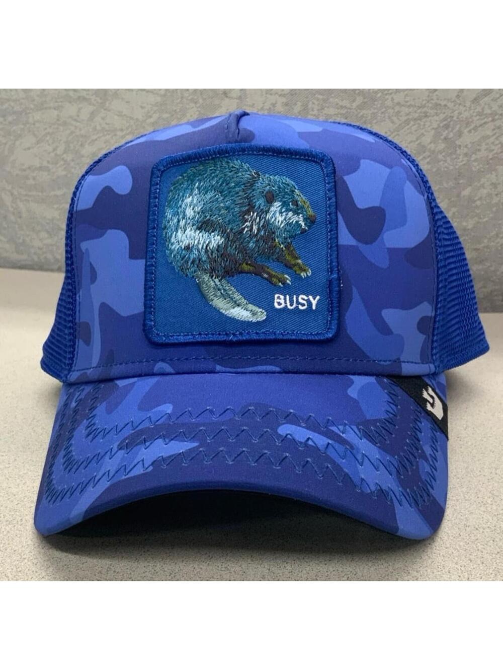 NEW Goorin Bros Animal Farm Trucker Baseball Snapback Hat Cap Busy Beaver wAful